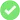 Green tick mark symbol commonly used to indicate something is covered, included, or correct.